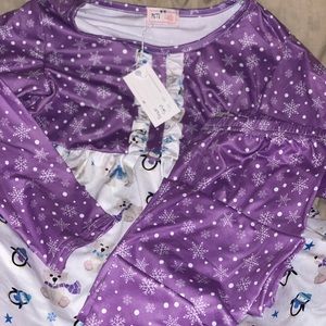 Girls Winter animals pant set size 10/12